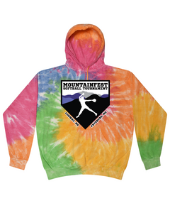 2024 Mountainfest Softball Tournament - Tie Dyed Hoodies