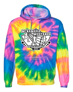 2024 McNamara Mustangs Invitational - Tie Dyed Hoodies