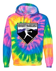 2024 Mountainfest Softball Tournament - Tie Dyed Hoodies