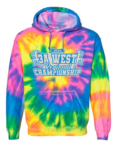 2024 3A West Regional Championship - Tie Dyed Hoodies