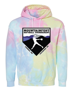 2024 Mountainfest Softball Tournament - Tie Dyed Hoodies