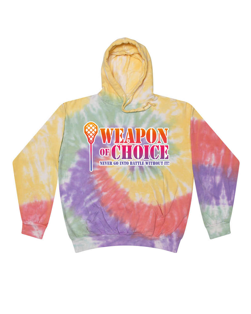 Weapon Of Choice Never Go Into Battle Without It! - Tie Dye Hoodies