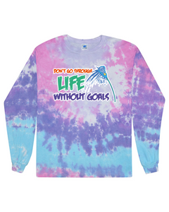 fashionable cotton crew neck clothing Long sleeve T-shirt tee shirt tie dye apparel