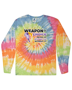 fashionable cotton crew neck clothing Long sleeve T-shirt tee shirt tie dye apparel