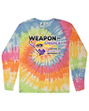 fashionable cotton crew neck clothing Long sleeve T-shirt tee shirt tie dye apparel