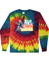 fashionable cotton crew neck clothing Long sleeve T-shirt tee shirt tie dye apparel