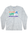 fashionable cotton crew neck clothing Long sleeve T-shirt tee shirt tie dye apparel