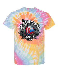 2024 Revolutionary Rumble Volleyball Tournament - Tie Dye Tee