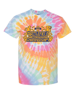 2024 Battlefield Middle School Championships - Tie Dyed Tee