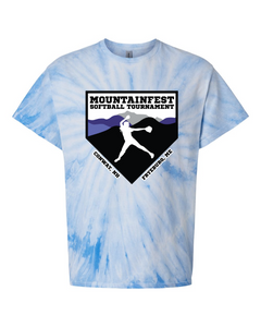 2024 Mountainfest Softball Tournament - Tie Dyed Tee