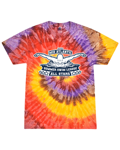 2024 Mid Atlantic Summer Swim League All Stars - Tie Dyed Tee