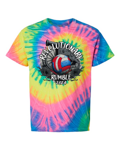 2024 Revolutionary Rumble Volleyball Tournament - Tie Dye Tee