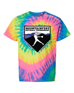 2024 Mountainfest Softball Tournament - Tie Dyed Tee