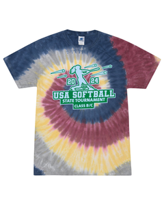 USA Softball of NH State Tournament Class B-C - Tie Dyed Tee