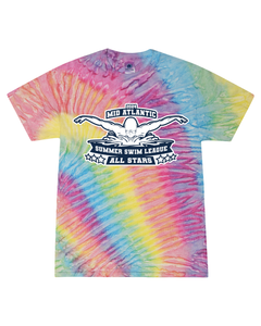 2024 Mid Atlantic Summer Swim League All Stars - Tie Dyed Tee