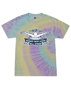 2024 Mid Atlantic Summer Swim League All Stars - Tie Dyed Tee