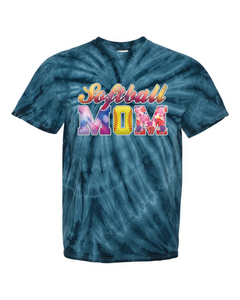 Softball Mom - Tie Dyed Tee