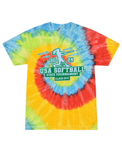 USA Softball of NH State Tournament Class B-C - Tie Dyed Tee