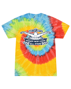 2024 Mid Atlantic Summer Swim League All Stars - Tie Dyed Tee