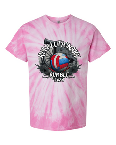 2024 Revolutionary Rumble Volleyball Tournament - Tie Dye Tee