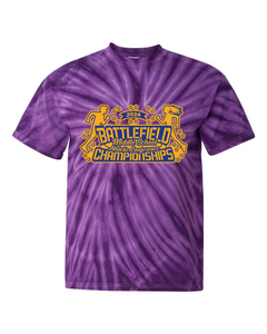 2024 Battlefield Middle School Championships - Tie Dyed Tee