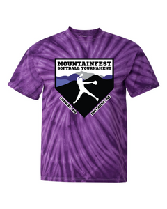 2024 Mountainfest Softball Tournament - Tie Dyed Tee