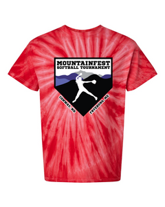 2024 Mountainfest Softball Tournament - Tie Dyed Tee