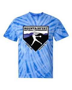 2024 Mountainfest Softball Tournament - Tie Dyed Tee