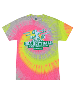 USA Softball of NH State Tournament Class B-C - Tie Dyed Tee