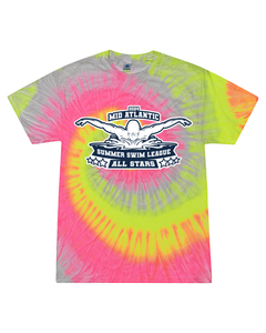 2024 Mid Atlantic Summer Swim League All Stars - Tie Dyed Tee