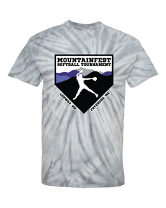 2024 Mountainfest Softball Tournament - Tie Dyed Tee