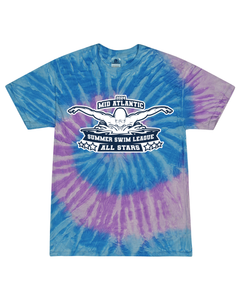 2024 Mid Atlantic Summer Swim League All Stars - Tie Dyed Tee