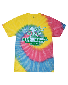 USA Softball of NH State Tournament Class B-C - Tie Dyed Tee