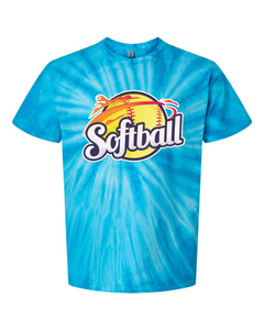 Softball - Tie Dyed Tee