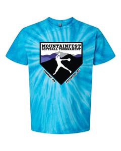 2024 Mountainfest Softball Tournament - Tie Dyed Tee