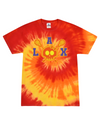 fashionable cotton crew neck clothing T-shirt tee shirt tie dye apparel