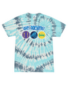 fashionable cotton crew neck clothing T-shirt tee shirt tie dye apparel
