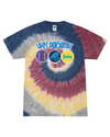 fashionable cotton crew neck clothing T-shirt tee shirt tie dye apparel