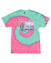 fashionable cotton crew neck clothing T-shirt tee shirt tie dye apparel