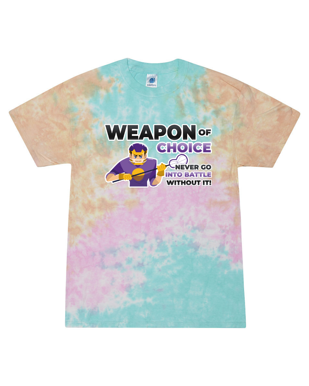Weapon Of Choice Never Go Into Battle Without It (Boy) - Tie Dye Tee