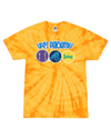 fashionable cotton crew neck clothing T-shirt tee shirt tie dye apparel