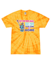 fashionable cotton crew neck clothing T-shirt tee shirt tie dye apparel