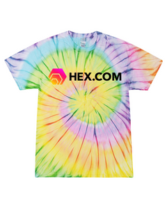 Hex in Black Tie Dye Tee