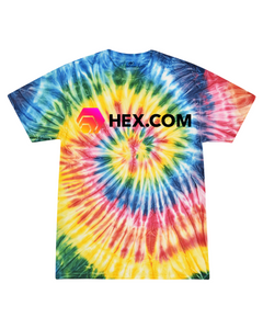 Hex in Black Tie Dye Tee