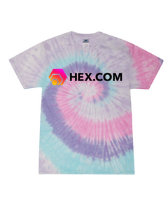 Hex in Black Tie Dye Tee