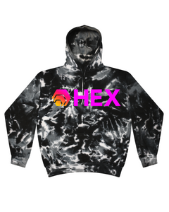 Hex in Pink Tie Dye Hoodies