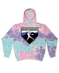 2024 Mountainfest Softball Tournament - Tie Dyed Hoodies