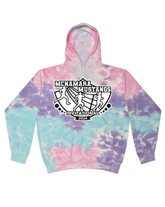 2024 McNamara Mustangs Invitational - Tie Dyed Hoodies