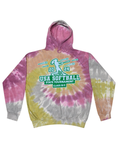 USA Softball of NH State Tournament Class B-C - Tie Dyed Hoodies