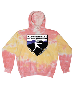 2024 Mountainfest Softball Tournament - Tie Dyed Hoodies